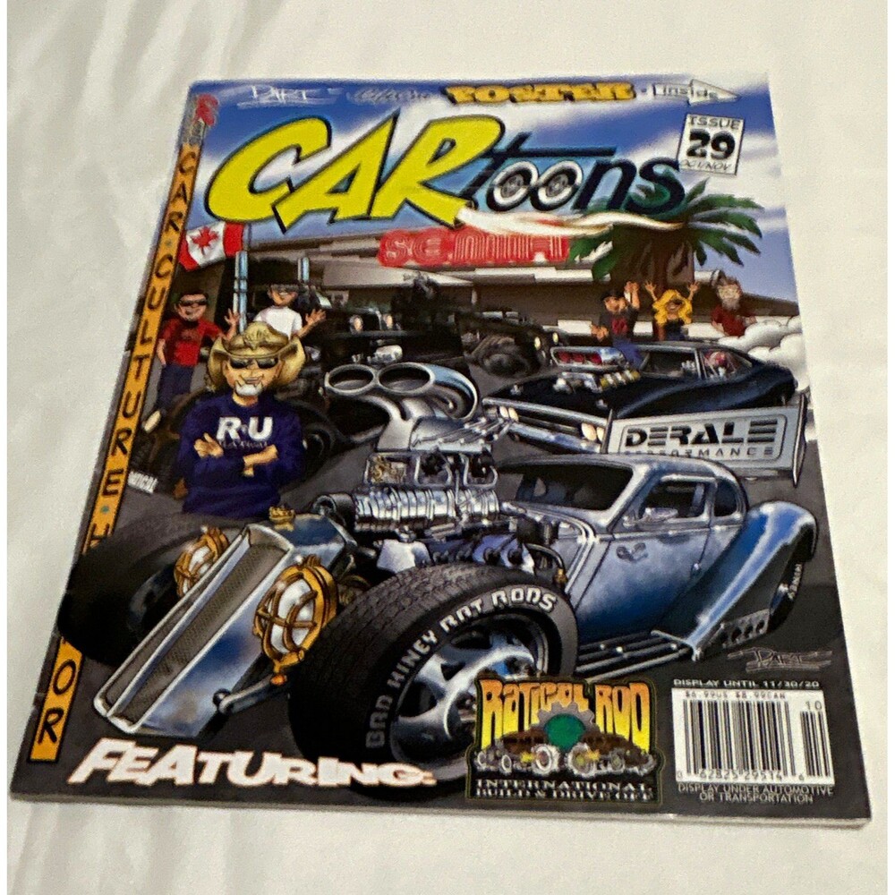 CARtoons Magazine Issue 29 October November 2020 With Attached Poster Rat Rod